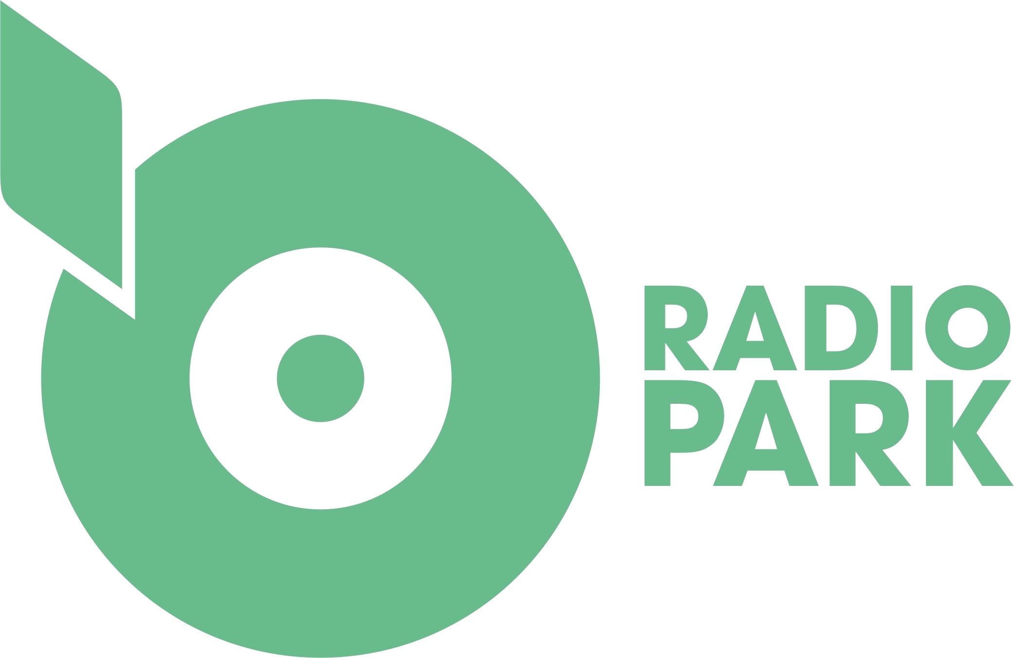 radio park logo RGB seledyn